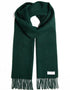 Foxford Lambswool Scarf | Amazon Green | 100% Irish Lambswool