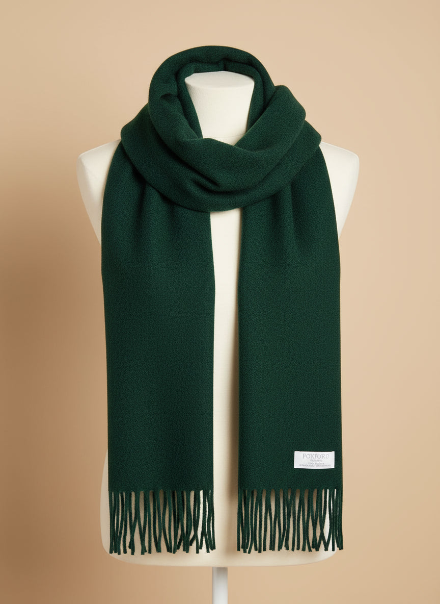Foxford Lambswool Scarf | Amazon Green