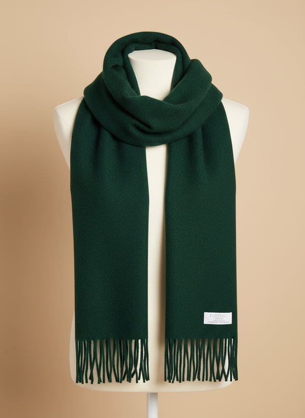 Foxford Lambswool Scarf | Amazon Green