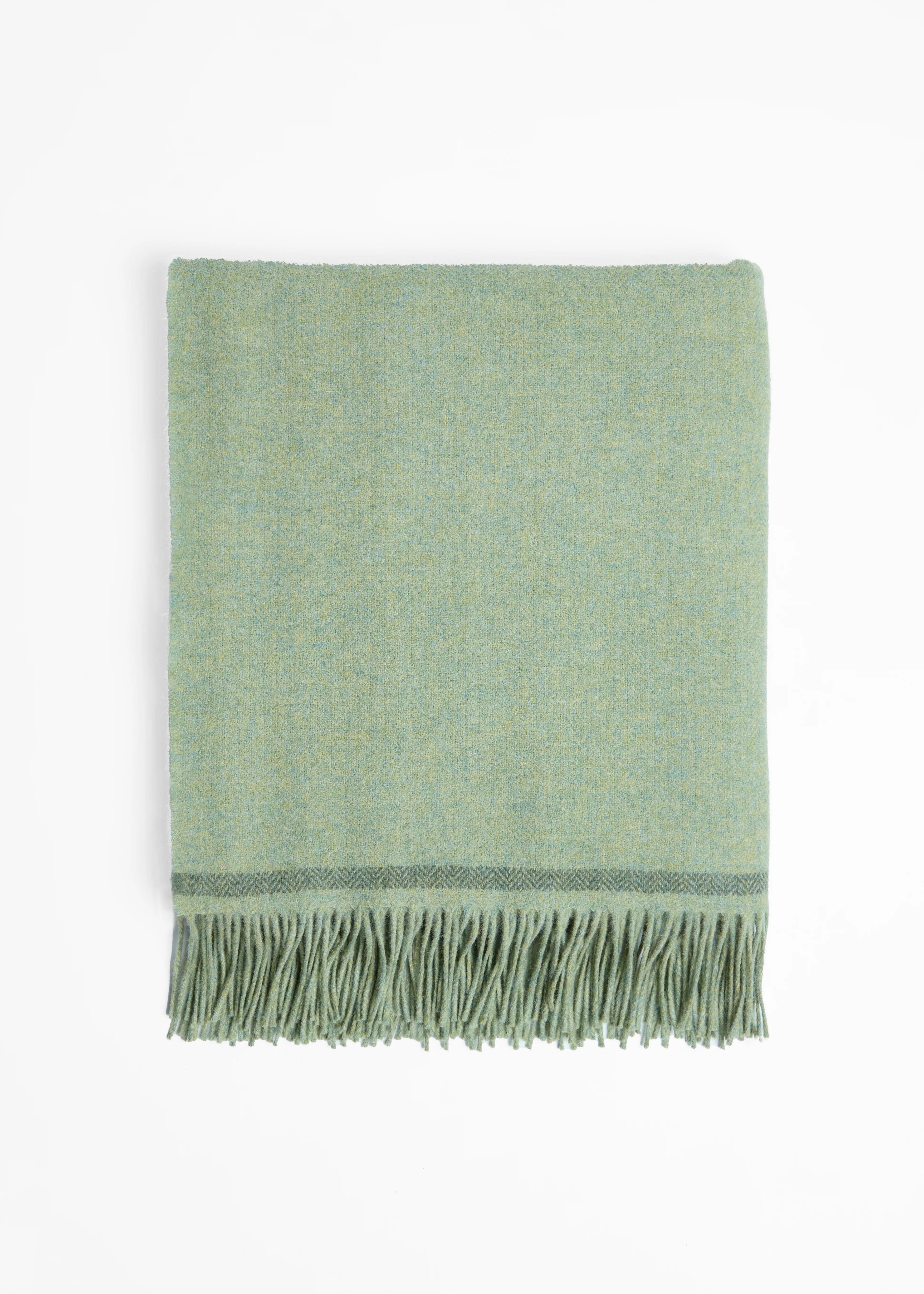 Foxford Lambswool Throw | Blackwater
