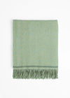 Foxford Lambswool Throw | Blackwater