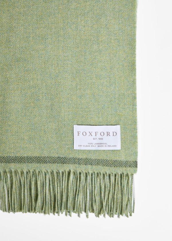 Foxford Lambswool Throw | Blackwater