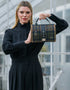 Mucros Fiona Tasche | Senfblau gestreift