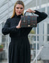 Mucros Fiona Bag | Red Blue Navy Stripe