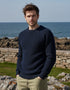 Fisherman Rib Merino Sweater | Navy