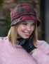 Mucros Flapper Hat | Red Check