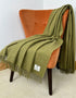 Mcnutt Merino Wool Blanket | Forever Olive Throw