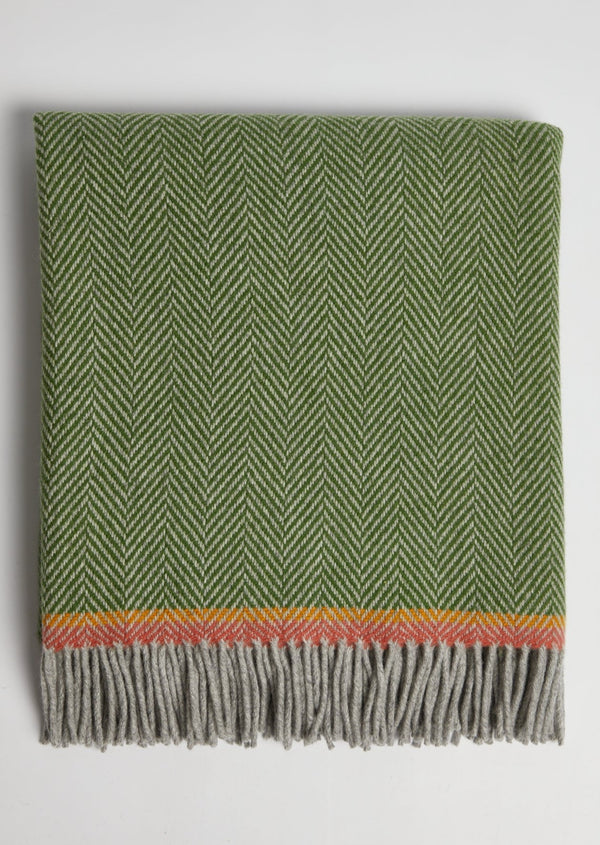 Foxford Barrow Cashmere And Lambswool Throw