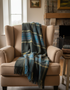 Foxford Lambswool Throw | Blacksod