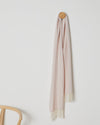 Foxford Pink And White Herringbone Scarf