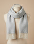 Foxford Cashmere Scarf | Pearl Grey