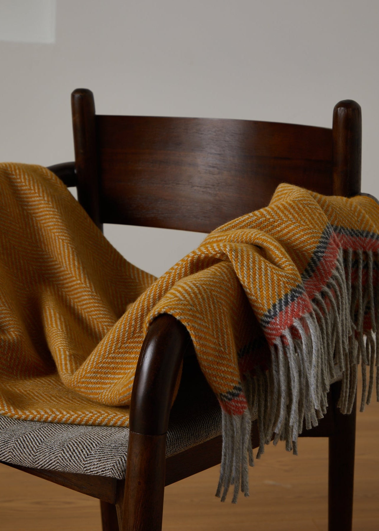Foxford Moy Cashmere And Lambswool Throw