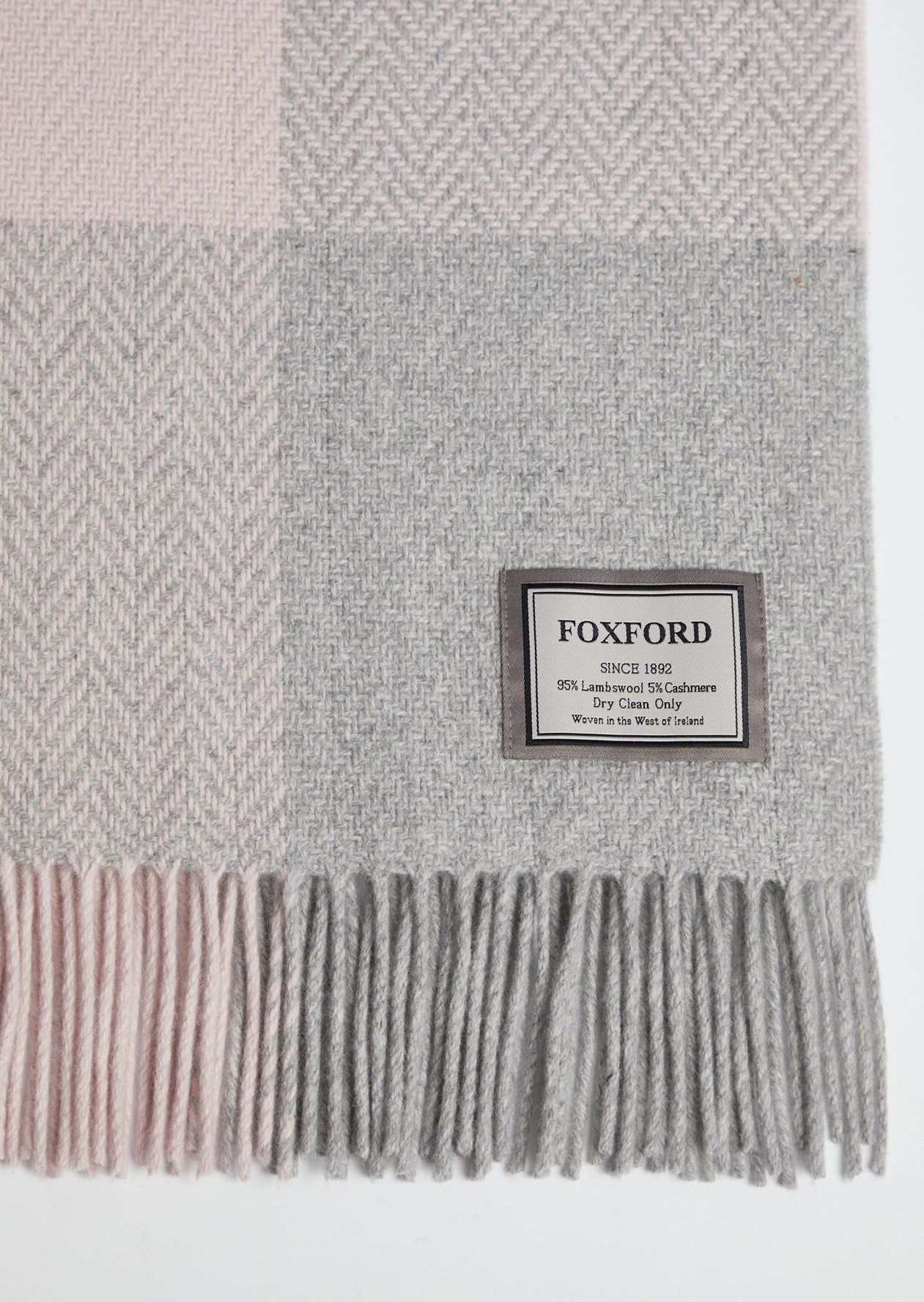 Foxford Port Mor Cashmere And Lambswool Throw