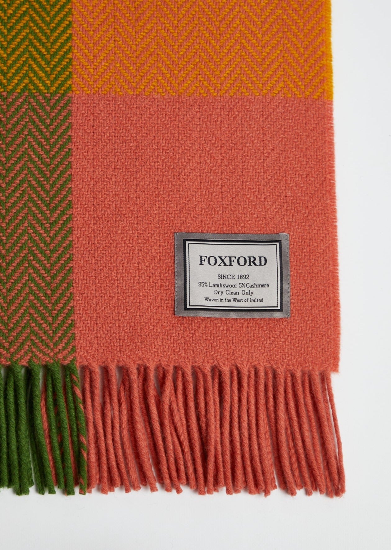 Foxford Errew Cashmere Lambswool Throw