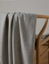 Foxford Cashmere Throw | Grey Herringbone