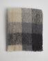 Foxford Mohair Throw | Classic Check