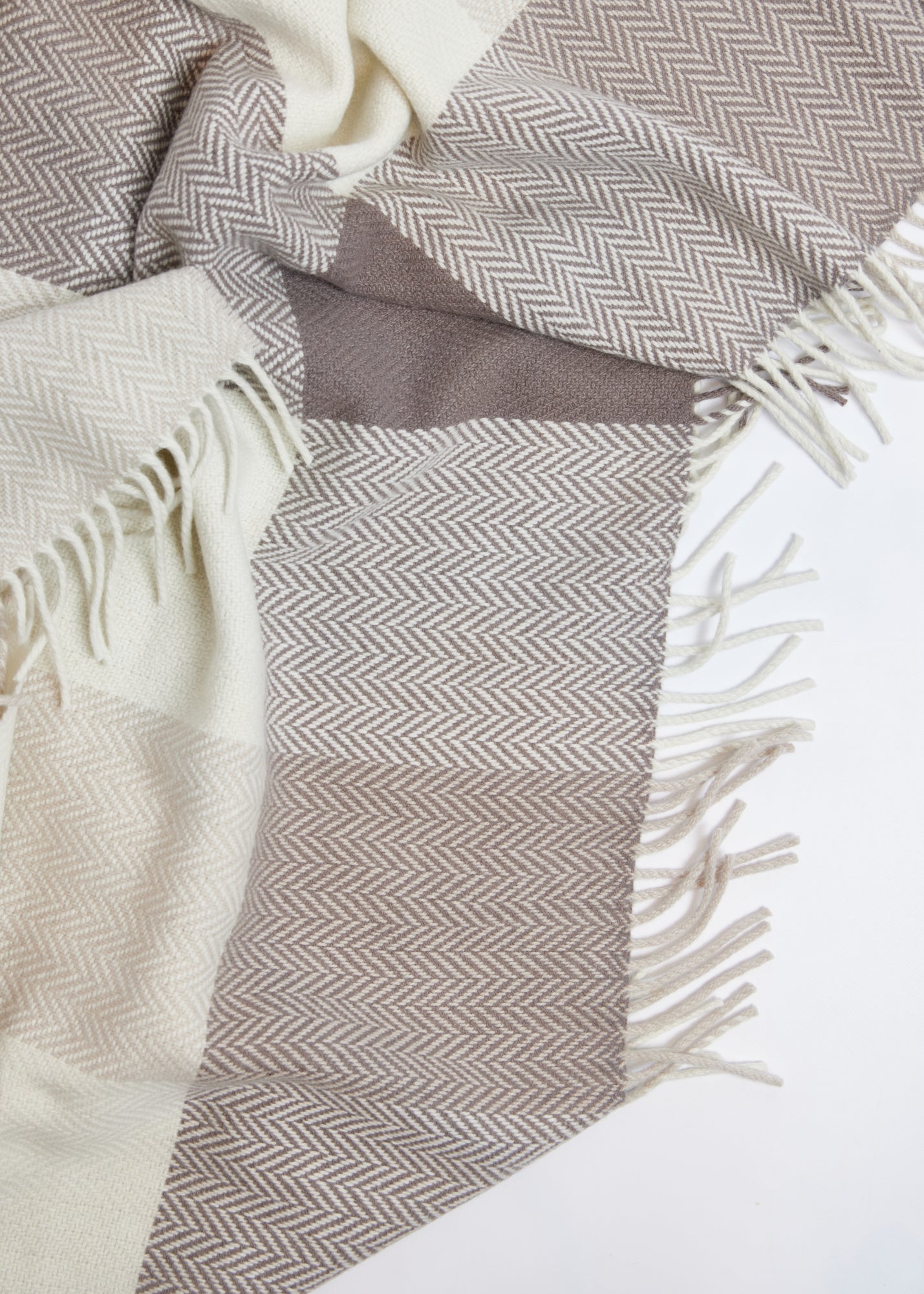 Foxford Dún na Rí Cashmere Lambswool Throw