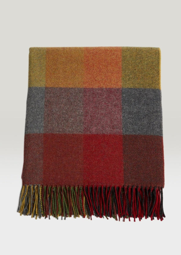 Foxford Forest Drive Lambswool Throw