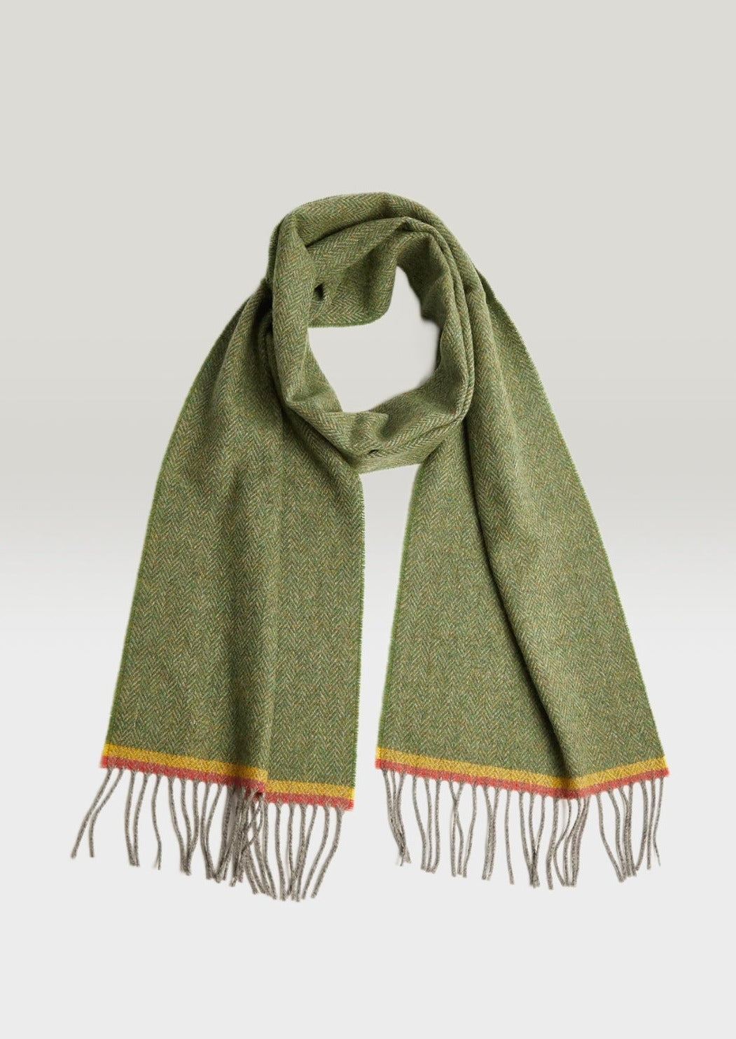 Foxford Green Lambswool Scarf