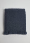 Foxford Hauge Blue Mohair Throw