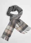 Foxford Grey Check Boarder Scarf
