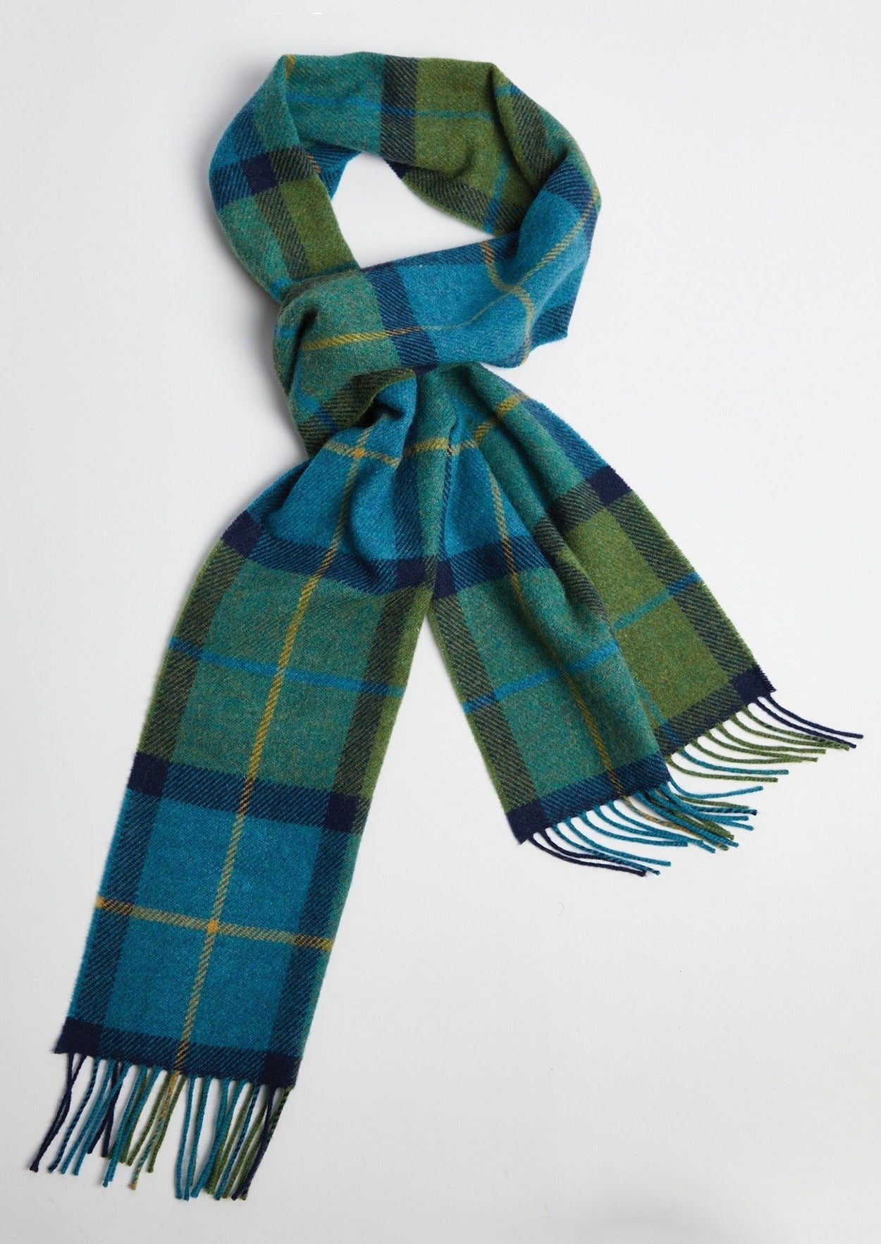 Foxford Shannon Check Lambswool Scarf