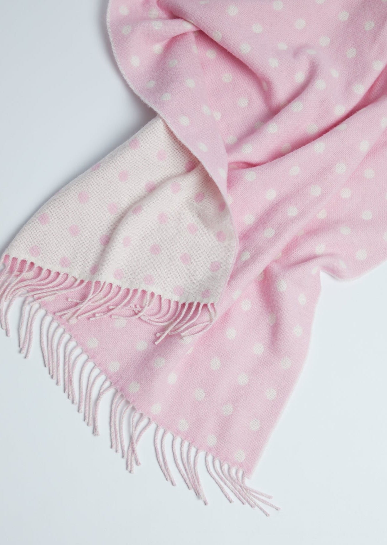 Foxford Pink Spot Baby Blanket