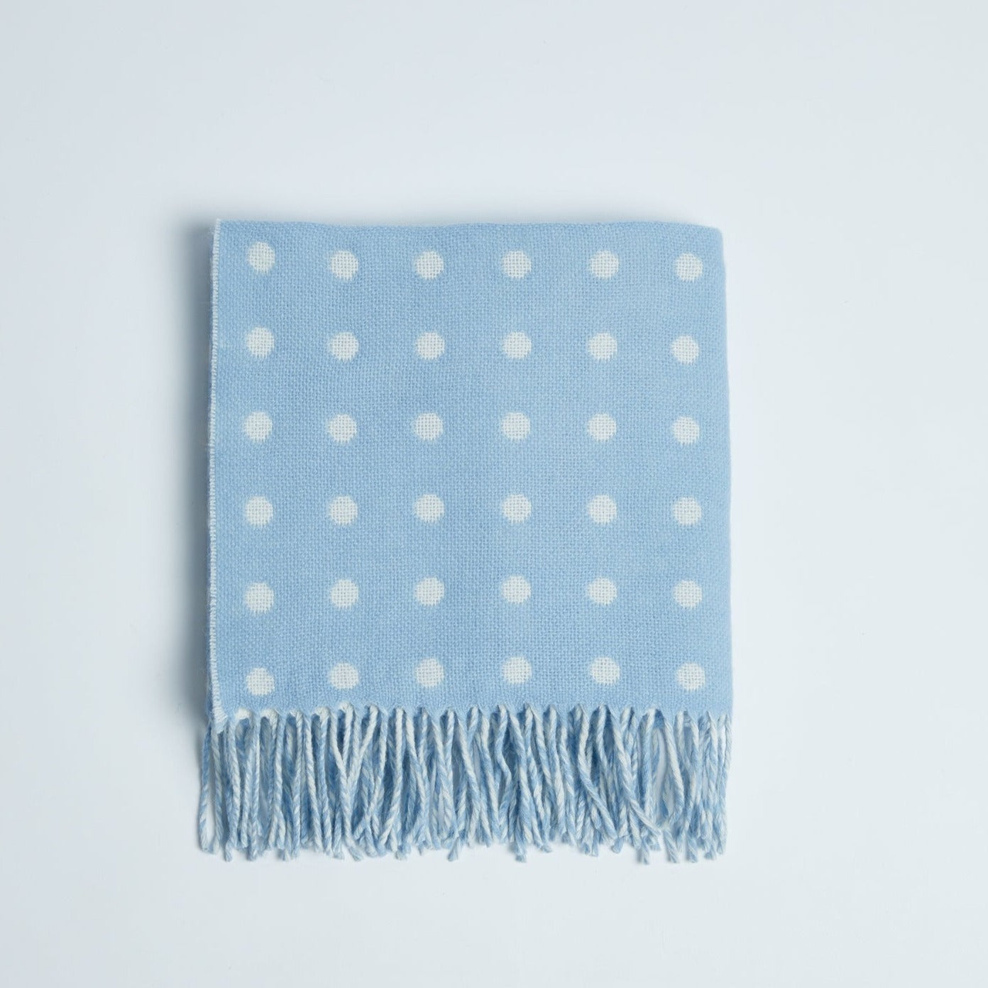 Foxford Blue Spot Baby Blanket