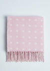 Foxford Pink Spot Baby Blanket