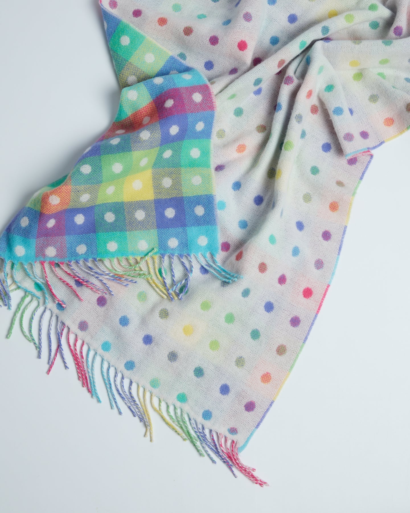 Foxford Multi Color Spot Baby Blanket