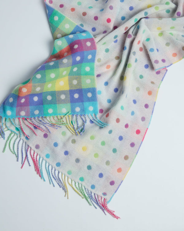 Foxford Multi Color Spot Baby Blanket