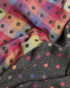 Foxford Grey Rainbow Throw