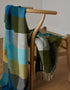 Foxford Neale Multi Check Throw - Handwoven Irish Lambswool Blanket