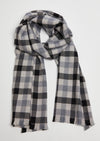 Foxford Check Merino Wool Giant Scarf