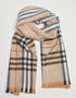 Foxford Giant Merino Scarf | Camel Check