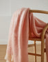Foxford Mohair Throw | Cherry Blossom