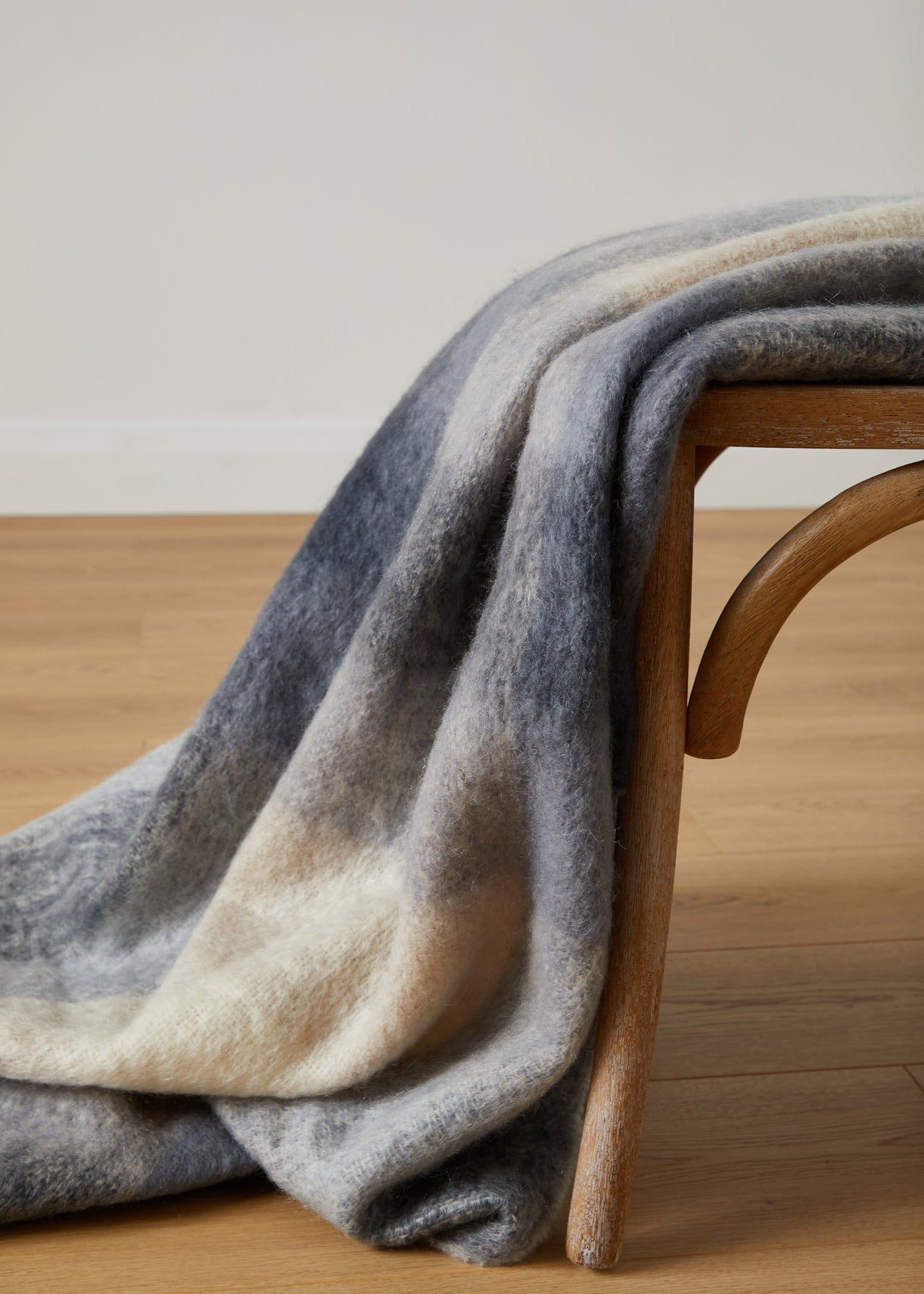 Foxford Classic Check Mohair Throw