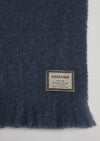 Foxford Hauge Blue Mohair Throw