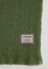 Foxford Dunloe Mohair Throw Sage Green