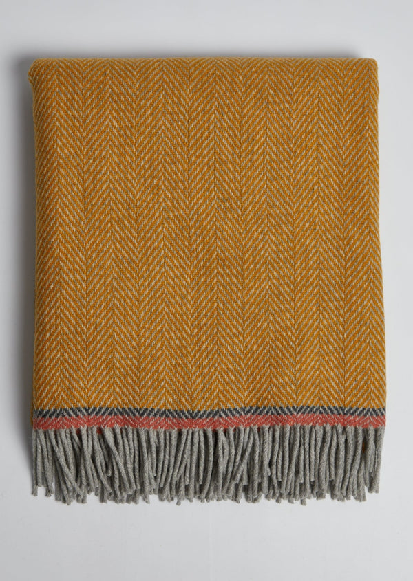 Foxford Moy Cashmere And Lambswool Throw