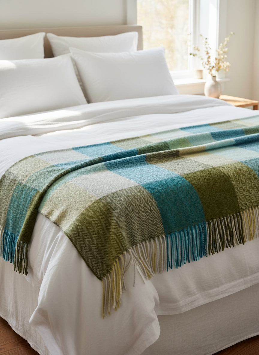 Foxford Neale Multi Check Throw