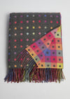 Foxford Grey Rainbow Throw