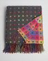 Foxford Grey Rainbow Throw