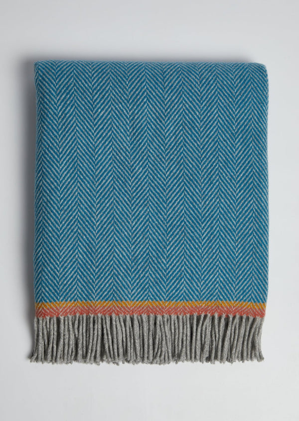 Foxford Slaney Cashmere Lambswool Throw
