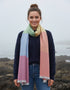 Foxford Giant Merino Scarf | Rainbow