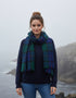 Foxford Giant Merino Scarf | Classic Tartan