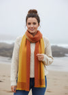 Foxford Yellow Ochre Extra Fine Merino Giant Scarf
