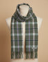 Foxford Lambswool Scarf | Green Mink