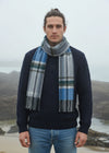 Foxford Lambswool Scarf | Blue Grey