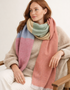 Foxford Giant Merino Scarf | Rainbow